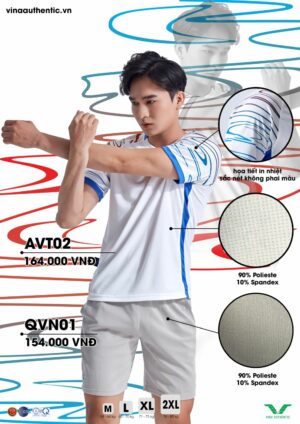 AVT02 – Áo Cầu Lông Nam Basic