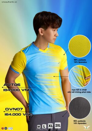 AVT06 – Áo Cầu Lông Nam Bừng Tỏa Khí Chất