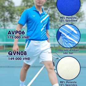 bộ đồ quần áo tennis sang trọng