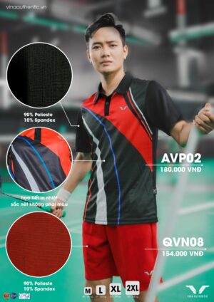 AVP02 – Áo Cầu Lông Thể Thao Khởi Nguồn Đam Mê