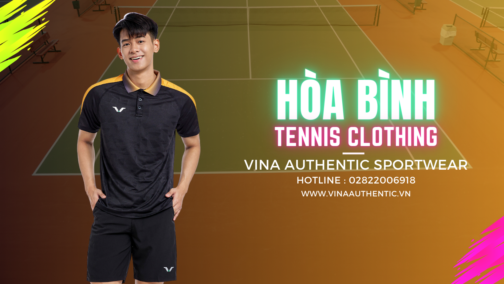 quần áo tennis hòa bình
