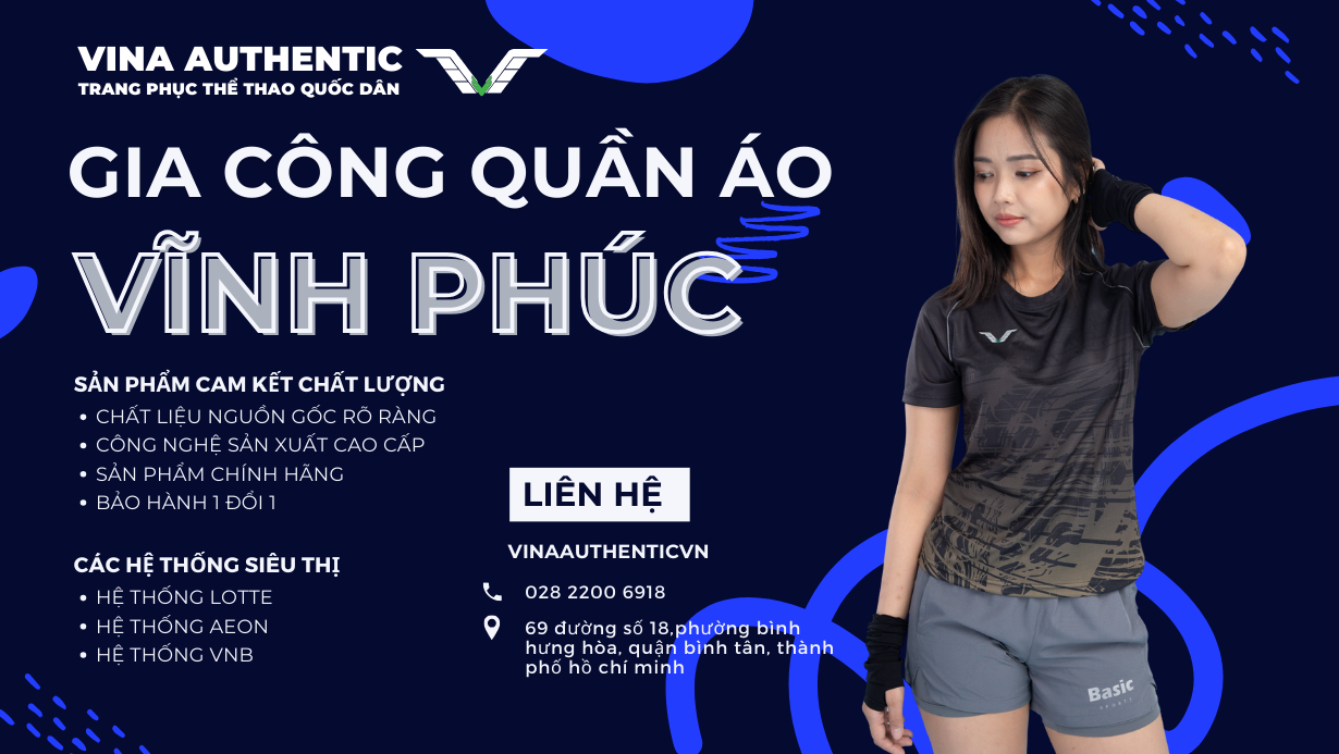 gia công quần áo vĩnh phúc