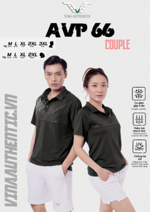 AVP66 - Áo Polo Thể Thao Chính Hãng Phong Cách Basic Dành Cho Nữ