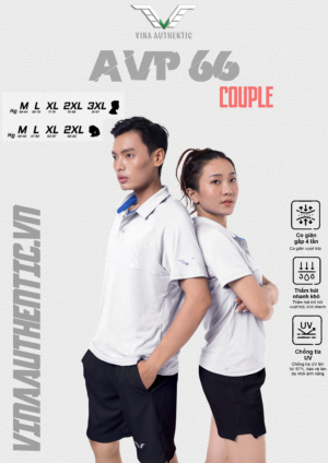 AVP66 - Áo Polo Bacis Couple Tối Giãn Theo Cách Lãng Mạn