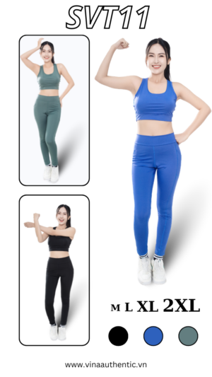 SVT11 - Đồ Bộ Yoga Nữ – Sự Kết Hợp Hoàn Hảo Giữa Thoải Mái và Phong Cách