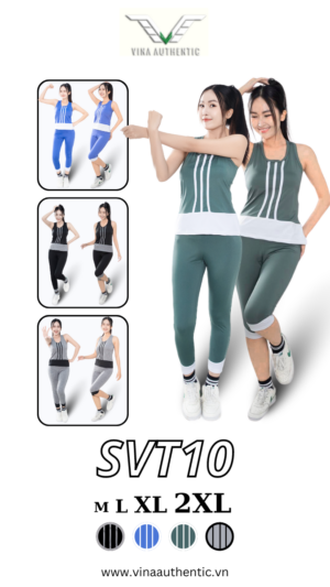 SVT10 – Đồ Bộ Yoga Nữ – Sự Kết Hợp Hoàn Hảo Giữa Thoải Mái và Phong Cách