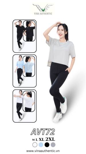 AVT72 - Áo Thun Rộng Dành Cho Nữ Tập Gym – Phong Cách và Thoải Mái