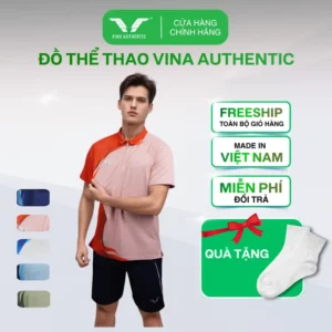 ÁO THUN NAM CỔ BẺ - ÁO POLO NAM CAO CẤP VINA AUTHENTIC - [MÃ: AVP84]