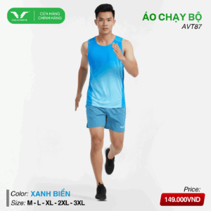 ÁO CHẠY BỘ NAM - THƯƠNG HIỆU VIỆT NAM CHẤT LƯỢNG CAO VINA AUTHENTIC - [MÃ: AVT87]