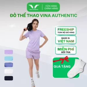 ÁO THỂ THAO NAM NỮ CO GIÃN - THƯƠNG HIỆU VINA AUTHENTIC - [MÃ: AVT81]