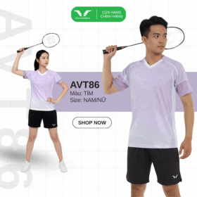 ÁO THỂ THAO NAM NỮ CO GIÃN - THƯƠNG HIỆU CHÍNH HÃNG VINA AUTHENTIC - [MÃ: AVT86]