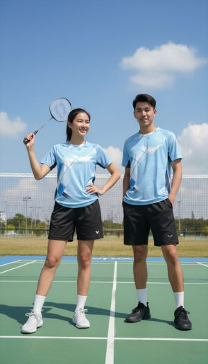 Áo Thun Nam/ Nữ Chạy Bộ, Cầu Lông, tennis, Mặc Nhà Vina Authentic AVT85 Mùa Hè Phong Cách Cao Cấp