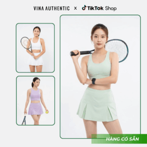 Váy Tennis, Pickleball, Cầu Lông Nữ Tính, Dễ Phối Đồ Vina Authentic- VVN05 Chính Hãng- Mẫu Mới 2026