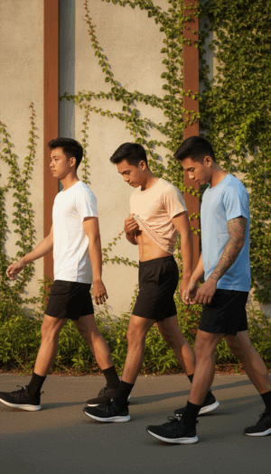 AVT38- Áo nam thể thao basic đơn giản dễ phối phù hợp vận động